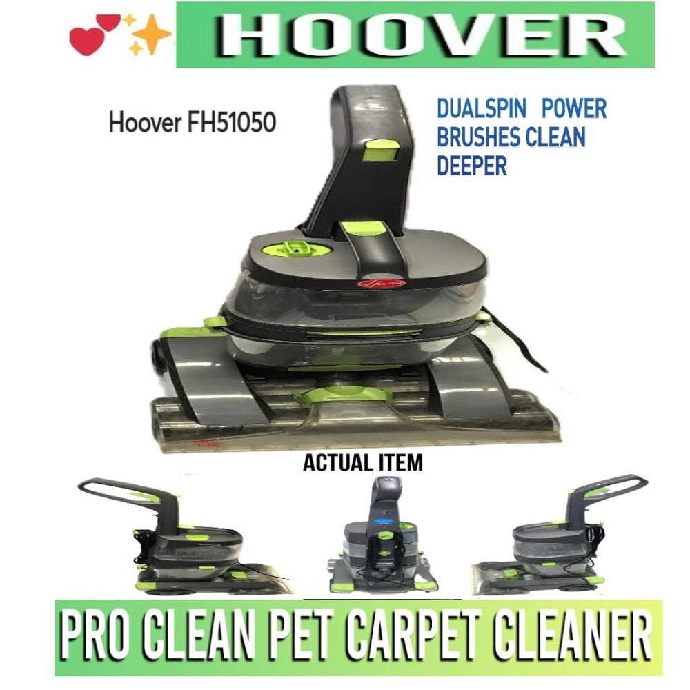 🛑 HOOVER Pro Clean ➕ CARPET CLEANER Home VACUUM Heavy Duty Pet Power💸BUY NOW‼️
